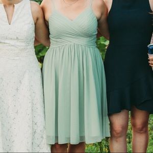 Azazie Dusty Sage Bridesmaid Dress